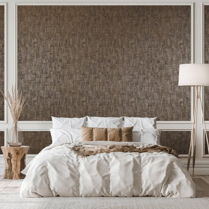 Galerie Wallcoverings Precious Jaquard Galerie Wallcoverings  Bronze, Brown   - GH65169-23