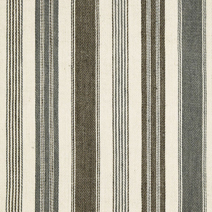 SCHUMACHER  AU NATUREL MONTAUBAN STRIPE PATTERN WOVENS,HIGH PERFORMANCE PATTERN WOVENS,HIGH PERFORMANCE NICKEL / GREIGE   - 65171