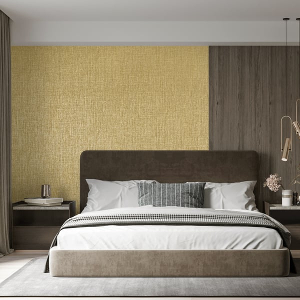 Galerie Wallcoverings Precious Canvas Galerie Wallcoverings  Bronze, Brown   - GH65177-23