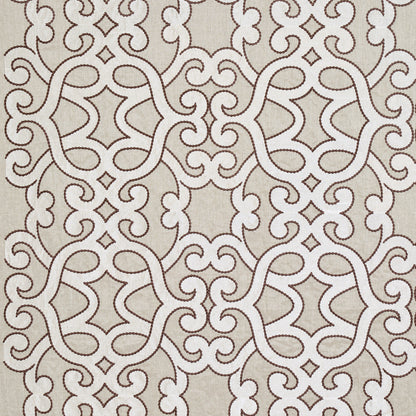 SCHUMACHER  AU NATUREL AMBOISE LINEN EMBROIDERY EMBROIDERIES EMBROIDERIES GREIGE   - 65181