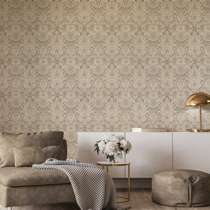 Galerie Wallcoverings Precious Brocade Galerie Wallcoverings  Bronze, Brown   - GH65190-23