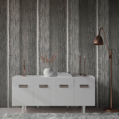 Galerie Wallcoverings Precious Chiffon Galerie Wallcoverings  Black   - GH65200-23