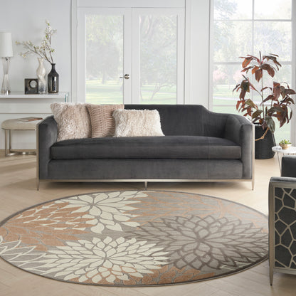 Nourison Rugs Nourison Home   Tropical 8' X Round    - 099446739056
