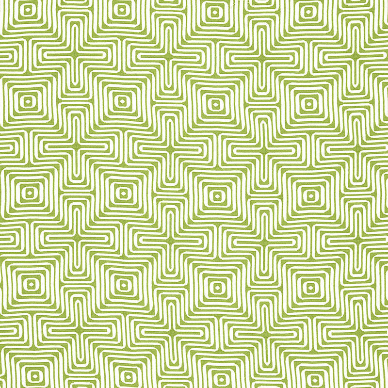 SCHUMACHER  TRINA TURK AMAZING MAZE INDOOR/OUTDOOR INDOOR/OUTDOOR,HIGH PERFORMANCE,PATTERN WOVENS INDOOR/OUTDOOR,HIGH PERFORMANCE,PATTERN WOVENS PALM   - 65321