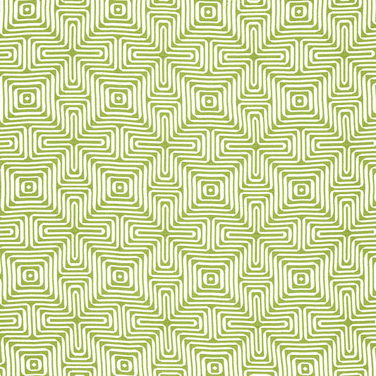 SCHUMACHER  TRINA TURK AMAZING MAZE INDOOR/OUTDOOR INDOOR/OUTDOOR,HIGH PERFORMANCE,PATTERN WOVENS INDOOR/OUTDOOR,HIGH PERFORMANCE,PATTERN WOVENS PALM   - 65321