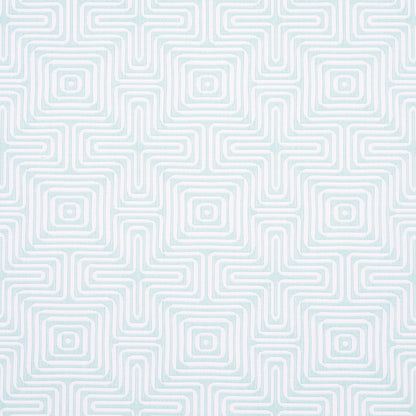 SCHUMACHER  TRINA TURK AMAZING MAZE INDOOR/OUTDOOR PATTERN WOVENS,HIGH PERFORMANCE,INDOOR/OUTDOOR PATTERN WOVENS,HIGH PERFORMANCE,INDOOR/OUTDOOR AQUA BREEZE   - 65326