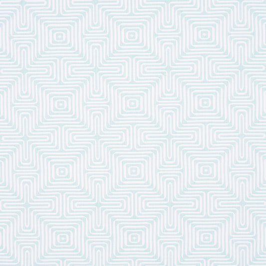 SCHUMACHER  TRINA TURK AMAZING MAZE INDOOR/OUTDOOR PATTERN WOVENS,HIGH PERFORMANCE,INDOOR/OUTDOOR PATTERN WOVENS,HIGH PERFORMANCE,INDOOR/OUTDOOR AQUA BREEZE   - 65326