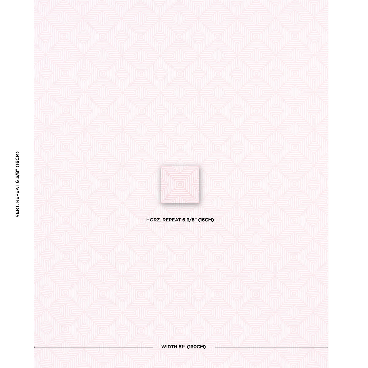 SCHUMACHER  TRINA TURK AMAZING MAZE INDOOR/OUTDOOR PATTERN WOVENS,HIGH PERFORMANCE,INDOOR/OUTDOOR PATTERN WOVENS,HIGH PERFORMANCE,INDOOR/OUTDOOR BLUSH   - 65327