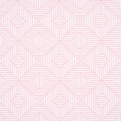 SCHUMACHER  TRINA TURK AMAZING MAZE INDOOR/OUTDOOR PATTERN WOVENS,HIGH PERFORMANCE,INDOOR/OUTDOOR PATTERN WOVENS,HIGH PERFORMANCE,INDOOR/OUTDOOR BLUSH   - 65327