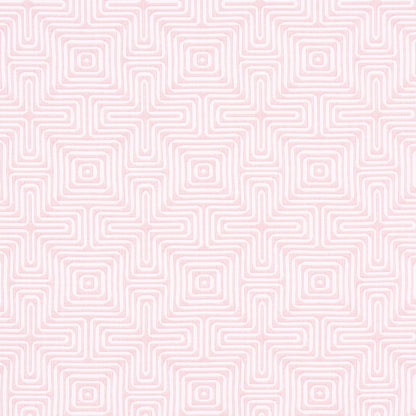 SCHUMACHER  TRINA TURK AMAZING MAZE INDOOR/OUTDOOR PATTERN WOVENS,HIGH PERFORMANCE,INDOOR/OUTDOOR PATTERN WOVENS,HIGH PERFORMANCE,INDOOR/OUTDOOR BLUSH   - 65327
