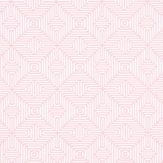 SCHUMACHER  TRINA TURK AMAZING MAZE INDOOR/OUTDOOR PATTERN WOVENS,HIGH PERFORMANCE,INDOOR/OUTDOOR PATTERN WOVENS,HIGH PERFORMANCE,INDOOR/OUTDOOR BLUSH   - 65327