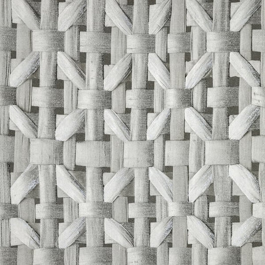 Galerie Wallcoverings Pepper Octagonal Honeycomb Galerie Wallcoverings  Silver Grey   - GH65339-23