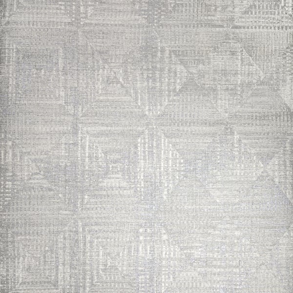 Galerie Wallcoverings Pepper Geometric Diamond Galerie Wallcoverings  Silver Grey   - GH65346-23