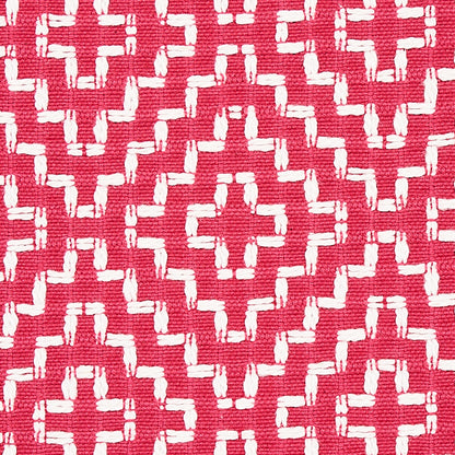 SCHUMACHER  ESSENTIALS: SMALL-SCALE UPHOLSTERY SOHO WEAVE PATTERN WOVENS PATTERN WOVENS RASPBERRY   - 65620