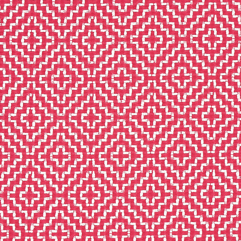 SCHUMACHER  ESSENTIALS: SMALL-SCALE UPHOLSTERY SOHO WEAVE PATTERN WOVENS PATTERN WOVENS RASPBERRY   - 65620