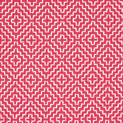SCHUMACHER  ESSENTIALS: SMALL-SCALE UPHOLSTERY SOHO WEAVE PATTERN WOVENS PATTERN WOVENS RASPBERRY   - 65620