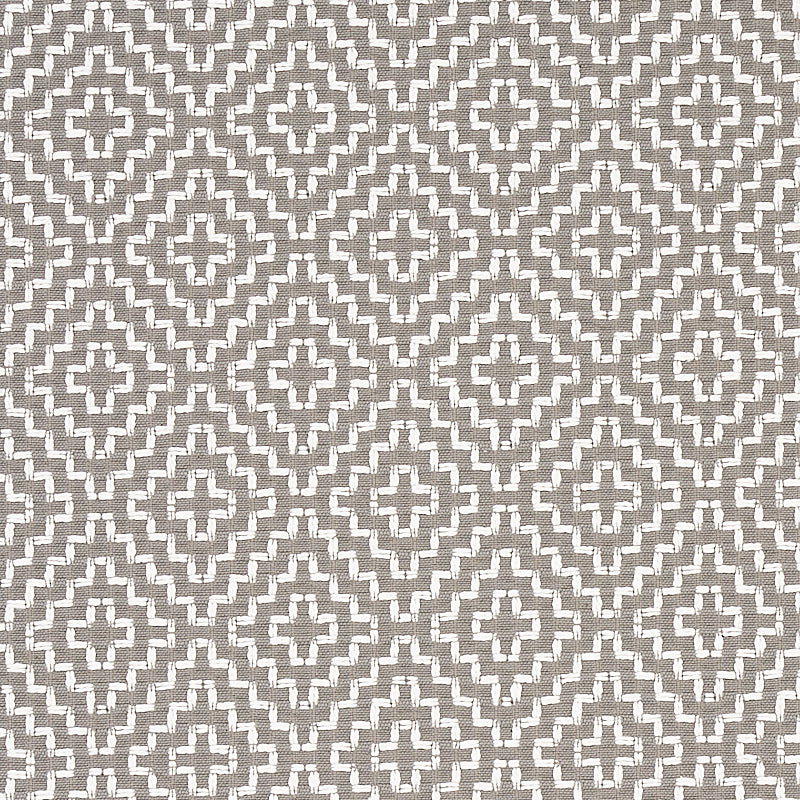 SCHUMACHER  ESSENTIALS: SMALL SCALE UPHOLSTERY FABRICS SOHO WEAVE PATTERN WOVENS PATTERN WOVENS GREY   - 65628