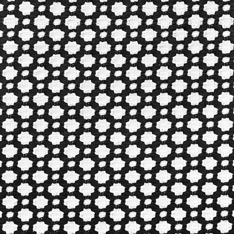 SCHUMACHER  ESSENTIALS: SMALL-SCALE UPHOLSTERY BETWIXT PATTERNED WOVENS PATTERNED WOVENS BLACK / WHITE   - 65683