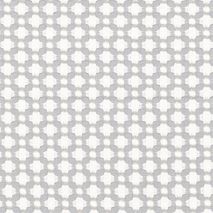 SCHUMACHER  ESSENTIALS: SMALL-SCALE UPHOLSTERY BETWIXT PATTERNED WOVENS PATTERNED WOVENS ZINC/BLANC   - 65684