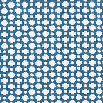 SCHUMACHER  ESSENTIALS: SMALL-SCALE UPHOLSTERY BETWIXT PATTERNED WOVENS PATTERNED WOVENS WATER/NATURAL   - 65686