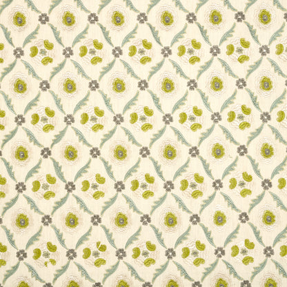 SCHUMACHER  CHROMA Claremont Embroidery EMBROIDERIES EMBROIDERIES CHARTREUSE   - 65741