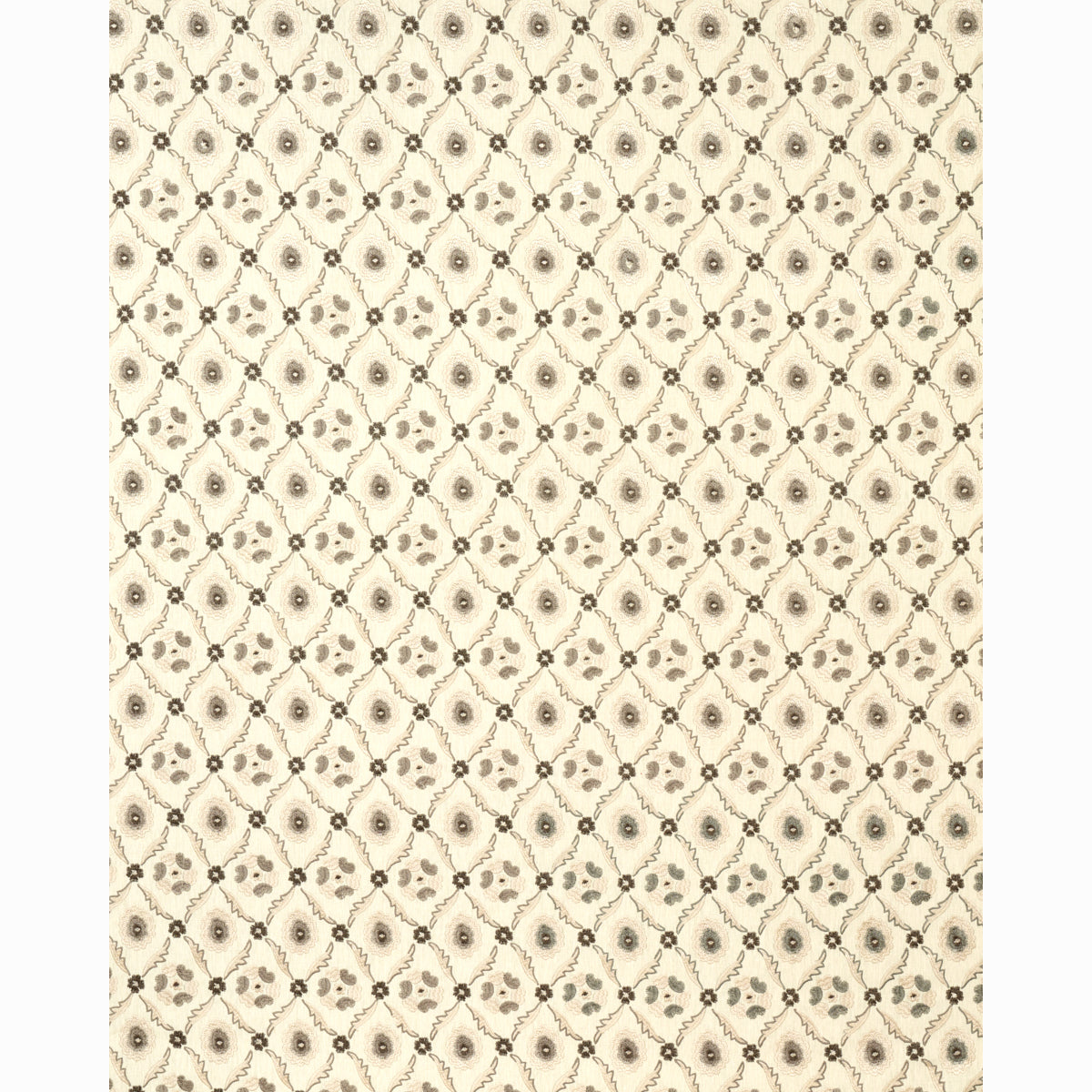 SCHUMACHER  CHROMA Claremont Embroidery EMBROIDERIES EMBROIDERIES GRISAILLE   - 65743