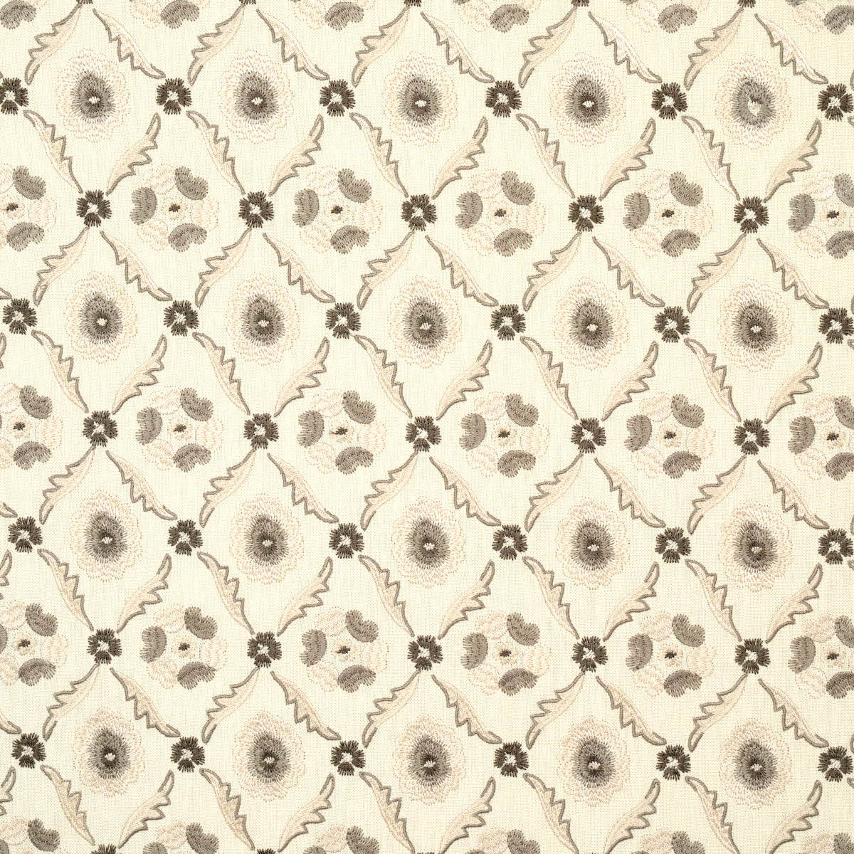 SCHUMACHER  CHROMA Claremont Embroidery EMBROIDERIES EMBROIDERIES GRISAILLE   - 65743