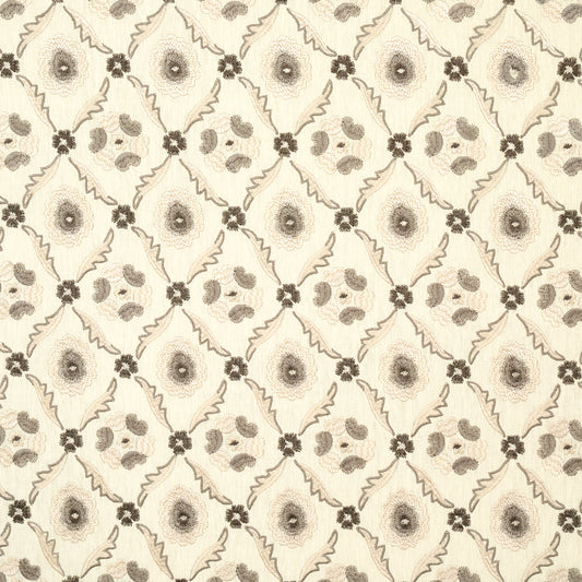 SCHUMACHER  CHROMA Claremont Embroidery EMBROIDERIES EMBROIDERIES GRISAILLE   - 65743