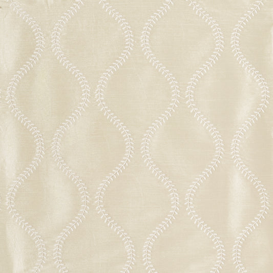 SCHUMACHER  CHROMA AGADIR EMBROIDERY EMBROIDERIES,SILKS & SATIN EMBROIDERIES,SILKS & SATIN CHAMPAGNE   - 65752