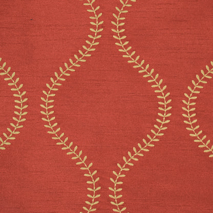 SCHUMACHER  CHROMA AGADIR EMBROIDERY EMBROIDERIES,SILKS & SATIN EMBROIDERIES,SILKS & SATIN SPICE   - 65754