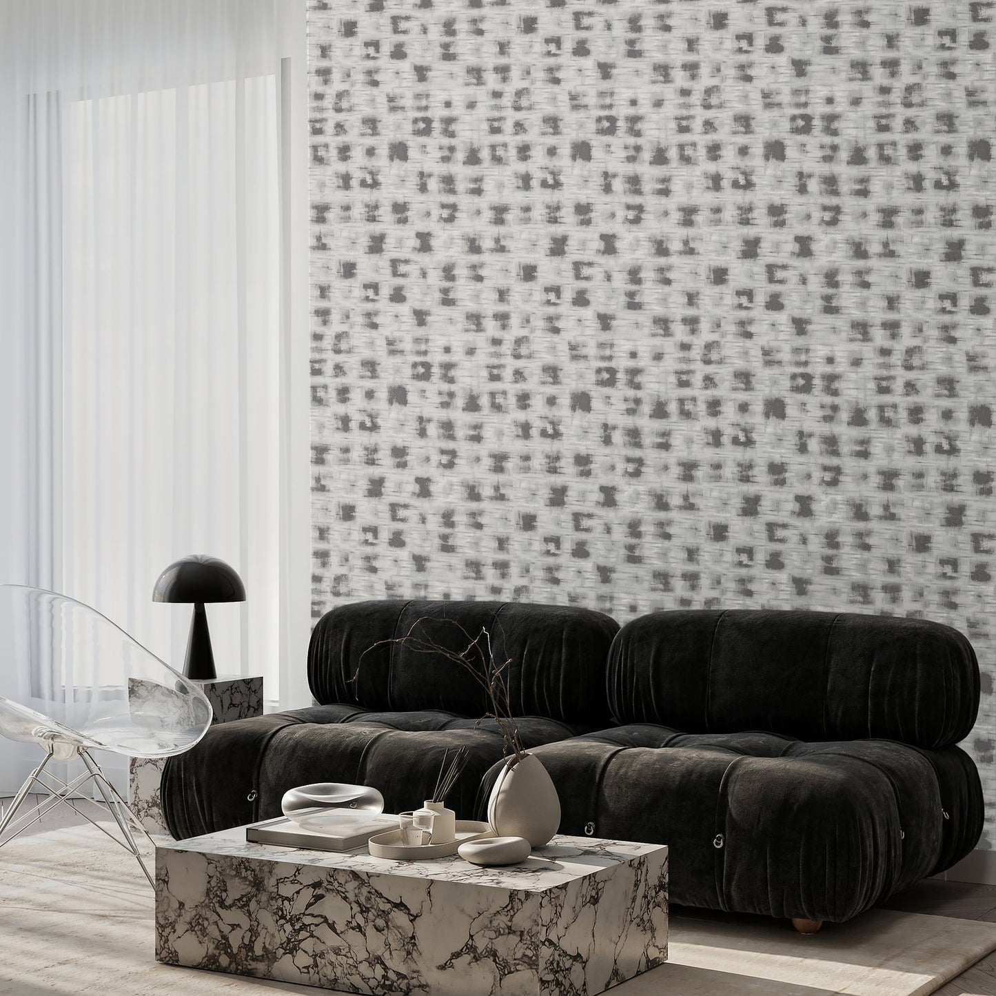 GALERIE WALLCOVERINGS CERRA FELINO   Silver Grey Textured  - 65766