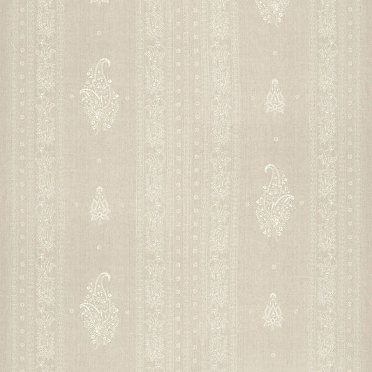 SCHUMACHER  EAST MEETS WEST JAIPUR LINEN EMBROIDERY EMBROIDERIES EMBROIDERIES FLAX   - 65800