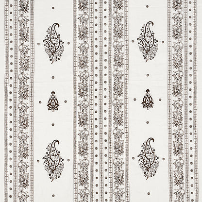 SCHUMACHER  EAST MEETS WEST JAIPUR LINEN EMBROIDERY EMBROIDERIES EMBROIDERIES BROWN   - 65801