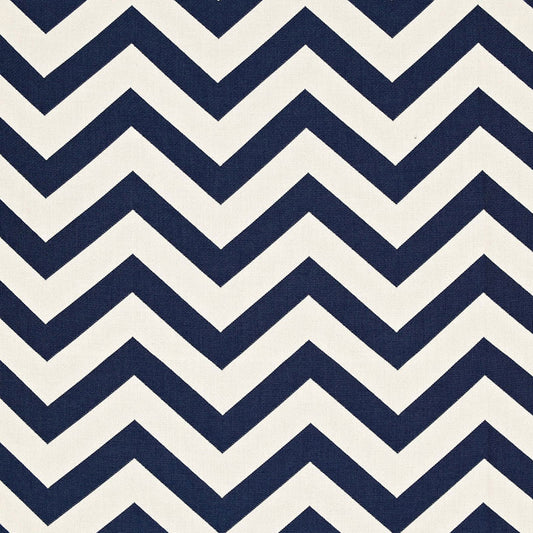 SCHUMACHER  COTE D'AZUR ANTIBES CHEVRON PATTERN WOVENS PATTERN WOVENS NAVY   - 65920