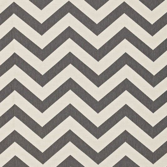 SCHUMACHER  COTE D'AZUR ANTIBES CHEVRON PATTERN WOVENS PATTERN WOVENS OXFORD GREY   - 65922
