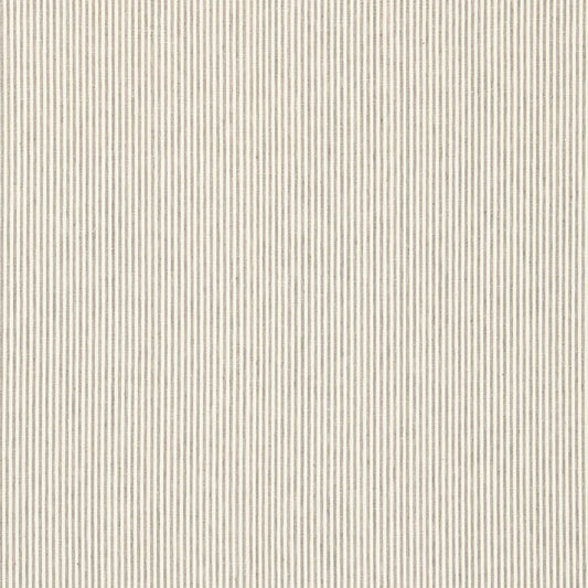 SCHUMACHER  COUNTRY CHIC WESLEY TICKING STRIPE PATTERN WOVENS PATTERN WOVENS UMBER   - 65980