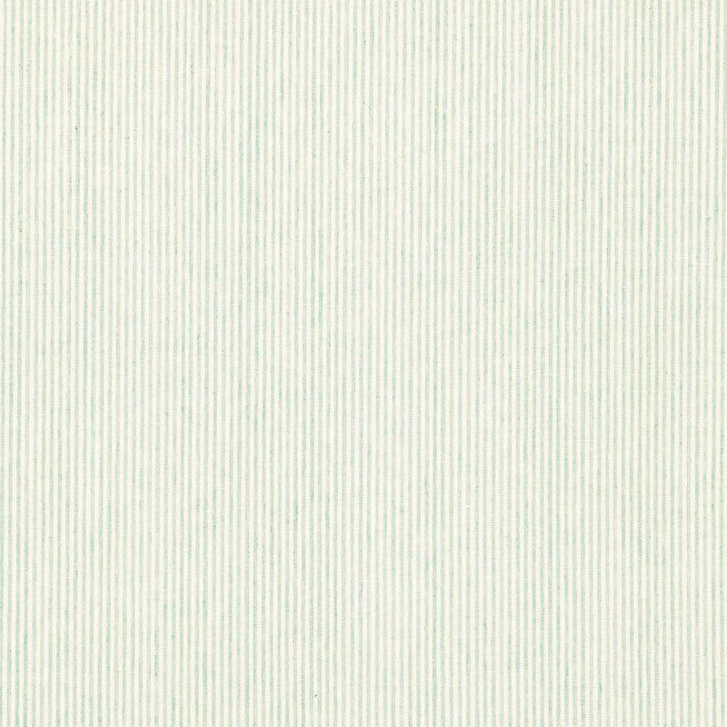 SCHUMACHER  SEA ISLAND STRIPE WESLEY TICKING STRIPE PATTERNED WOVENS PATTERNED WOVENS AQUA   - 65984