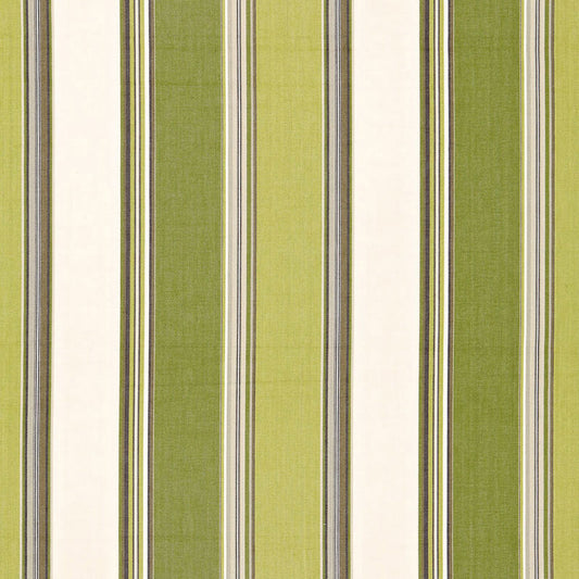 SCHUMACHER  SEA ISLAND STRIPE ADDISON COTTON STRIPE PATTERN WOVENS PATTERN WOVENS VERT   - 66003