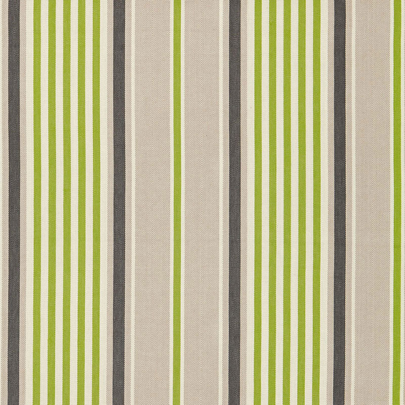 SCHUMACHER  SEA ISLAND STRIPES MINZER COTTON STRIPE PATTERN WOVENS PATTERN WOVENS VERT   - 66012