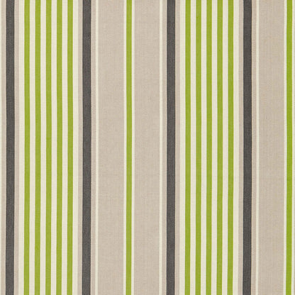 SCHUMACHER  SEA ISLAND STRIPES MINZER COTTON STRIPE PATTERN WOVENS PATTERN WOVENS VERT   - 66012