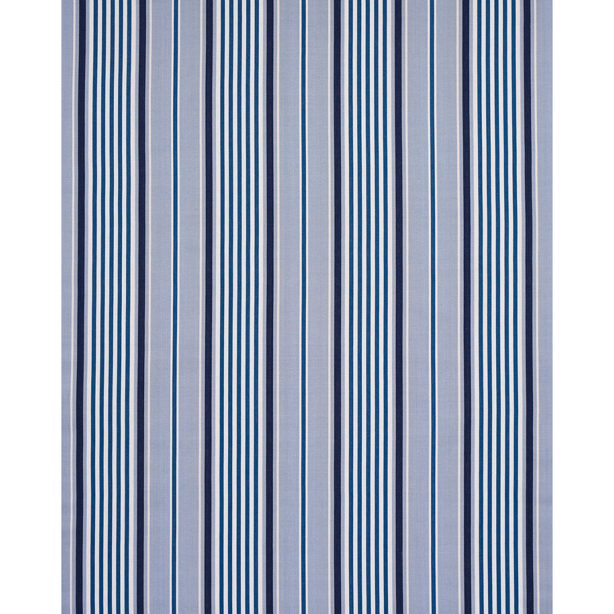 SCHUMACHER  STRIPES REVISITS MINZER COTTON STRIPE PATTERN WOVENS PATTERN WOVENS BLUE   - 66014