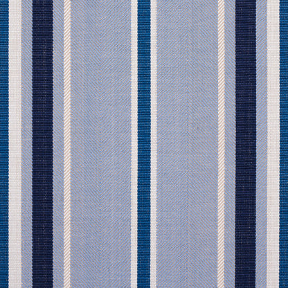 SCHUMACHER  STRIPES REVISITS MINZER COTTON STRIPE PATTERN WOVENS PATTERN WOVENS BLUE   - 66014