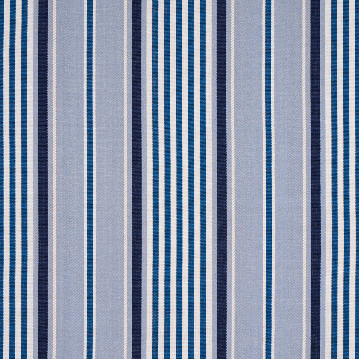 SCHUMACHER  STRIPES REVISITS MINZER COTTON STRIPE PATTERN WOVENS PATTERN WOVENS BLUE   - 66014