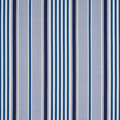 SCHUMACHER  STRIPES REVISITS MINZER COTTON STRIPE PATTERN WOVENS PATTERN WOVENS BLUE   - 66014