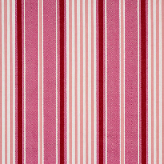 SCHUMACHER  STRIPES REVISITS MINZER COTTON STRIPE PATTERN WOVENS PATTERN WOVENS PINK   - 66016