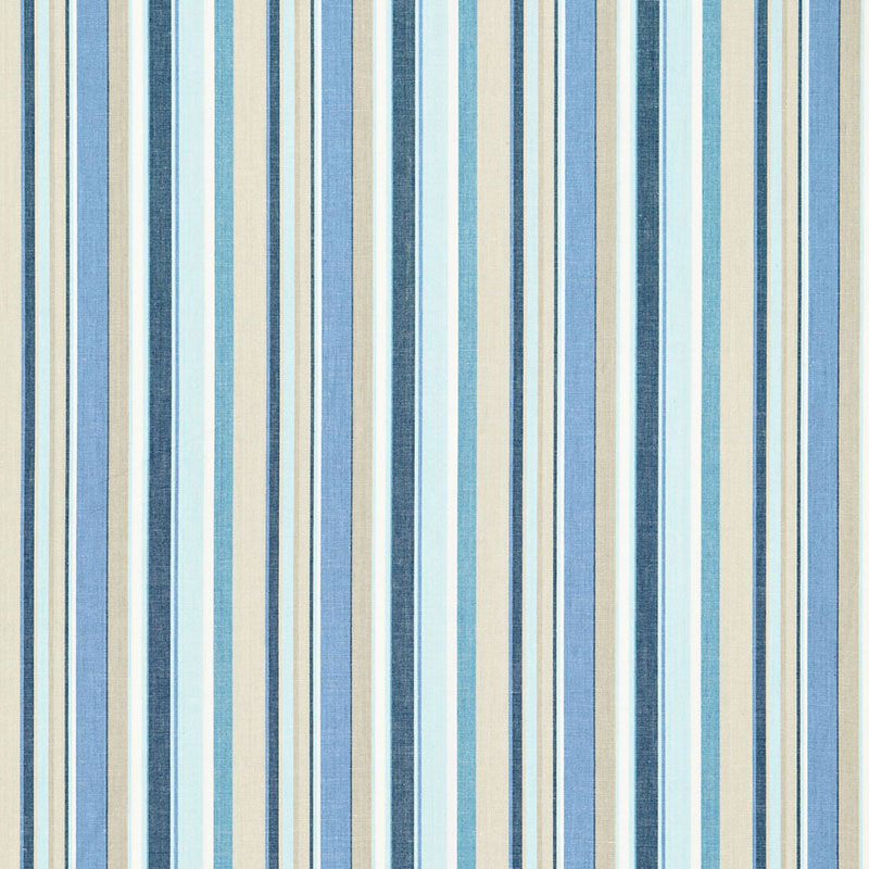 SCHUMACHER  SEA ISLAND STRIPE TYBEE STRIPE PATTERN WOVENS PATTERN WOVENS OCEAN   - 66051