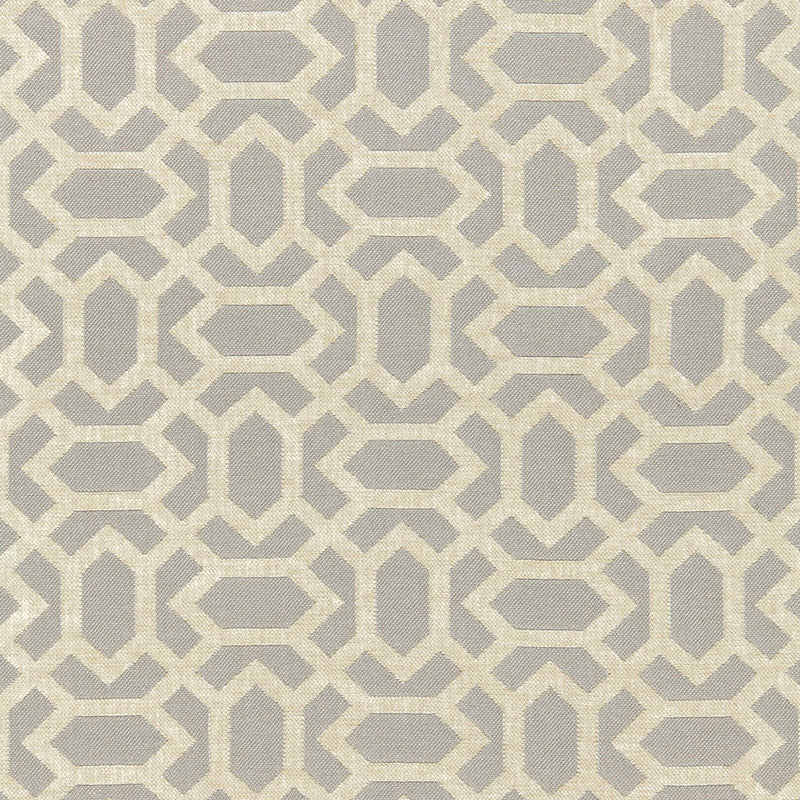 SCHUMACHER  COTE D'AZUR SAN REMO FRET PATTERN WOVENS PATTERN WOVENS DOVE GREY   - 66060