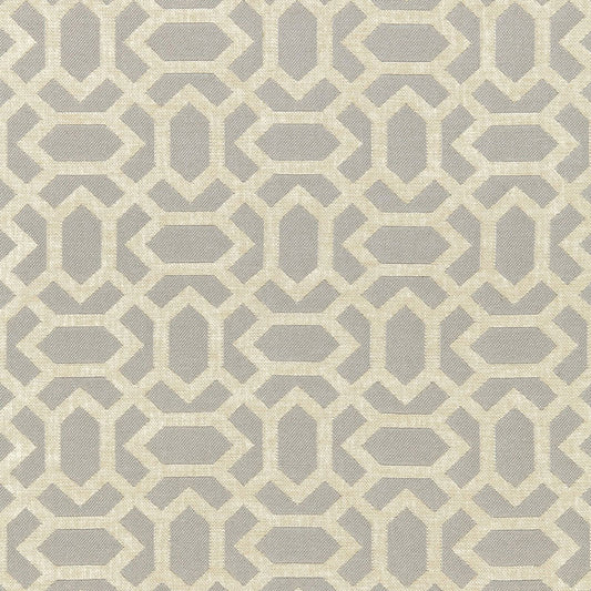 SCHUMACHER  COTE D'AZUR SAN REMO FRET PATTERN WOVENS PATTERN WOVENS DOVE GREY   - 66060