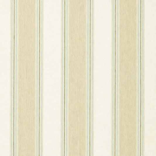 SCHUMACHER  SEA ISLAND STRIPE SAVANNAH LINEN STRIPE PATTERN WOVENS PATTERN WOVENS SESAME   - 66080