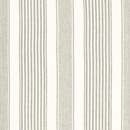 SCHUMACHER  SEA ISLAND STRIPE SUMMERVILLE LINEN STRIPE PATTERN WOVENS PATTERN WOVENS GULL   - 66092